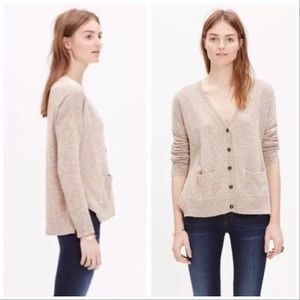 Madewell landscape cardigan in camel